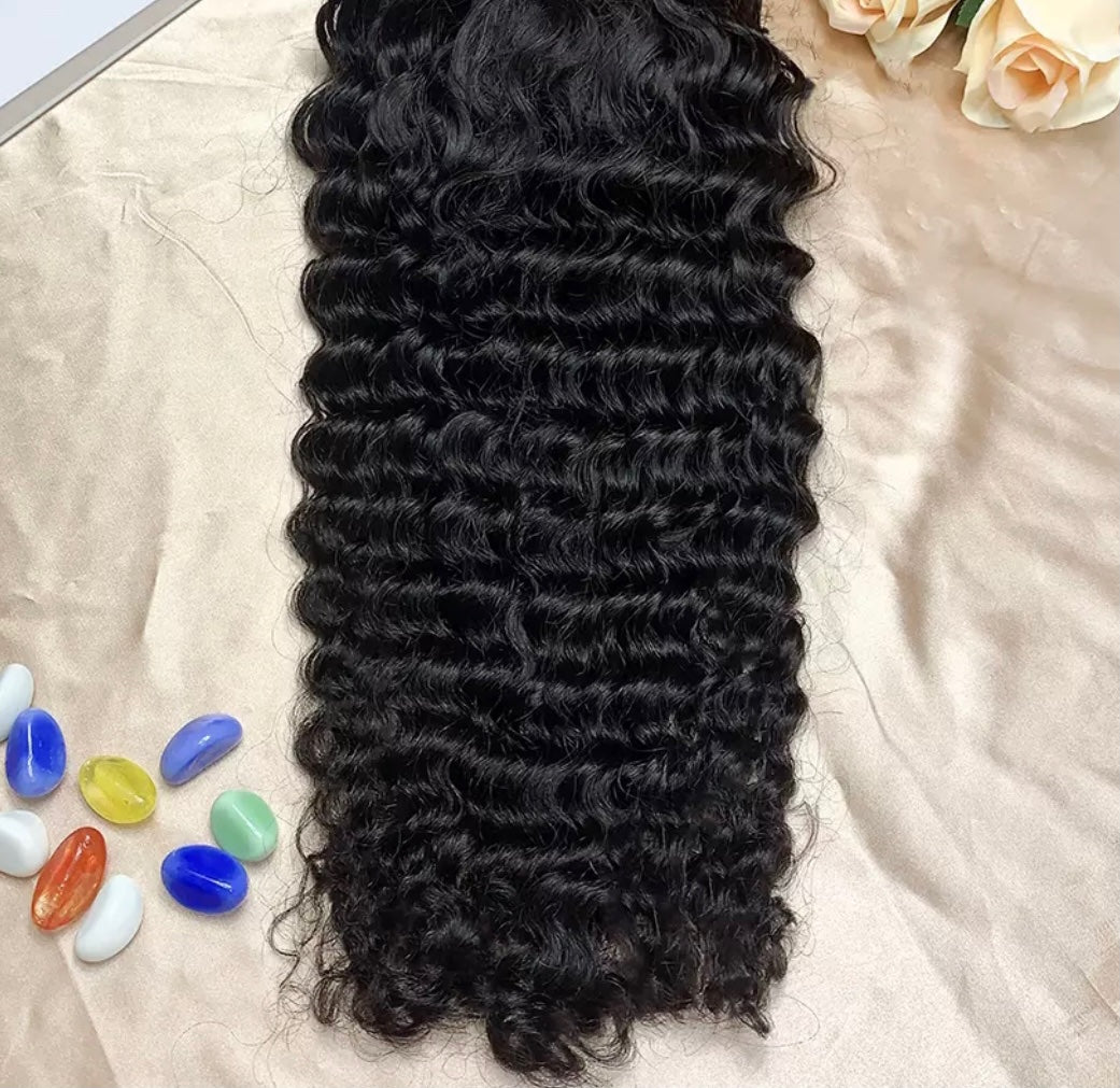 Virgin Human Hair Deepwavy Extensions (X3 Pack)